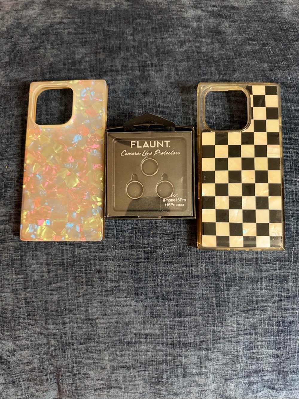 Apple 16 Pro Flaunt cases & lens protectors